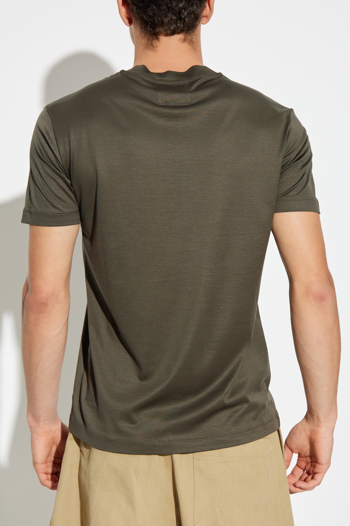 Tシャツ・カットソー EMPORIO ARMANI Men T-shirt Brown EM000672AF13907 U6167 Emporio Armani Men's T-Shirt EA7 6KPT03 PJ3BZ1, Short Sleeve